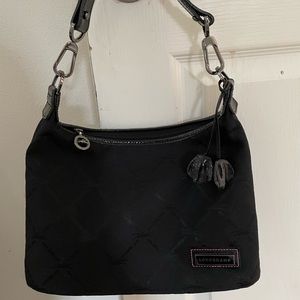 Longchamp Nylon & Calfskin Trim Shoulder Bag